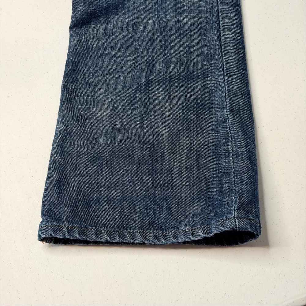 Perry Ellis Premium Denim Button Fly Jeans Mens 33x30 Blue Indigo Straight - Picture 4 of 14